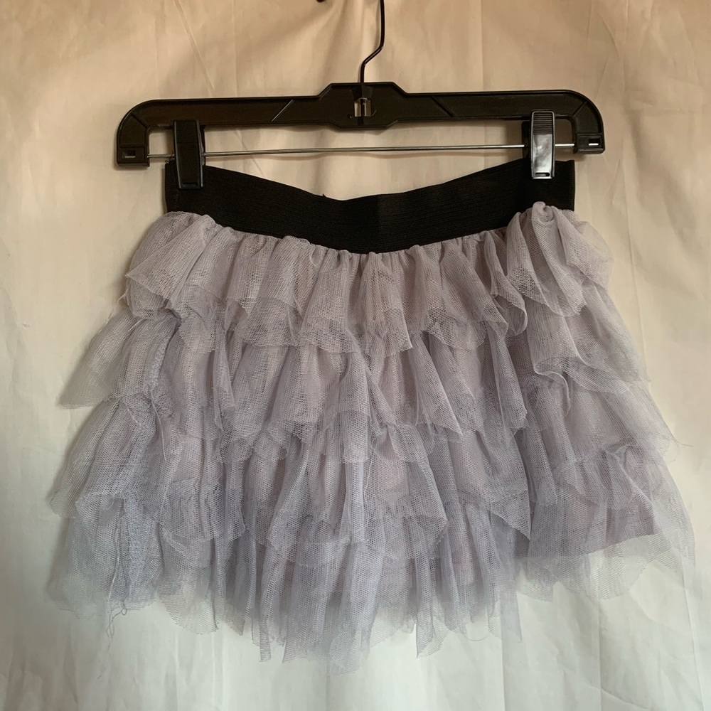 🛍 Grey tulle miniskirt